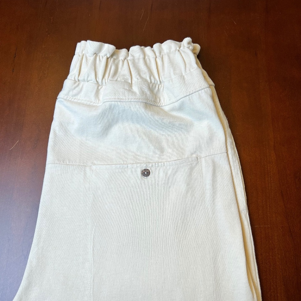 Wide Leg Cream Lounge Pants - Effortless Everyday Style - Picture 9 of 15